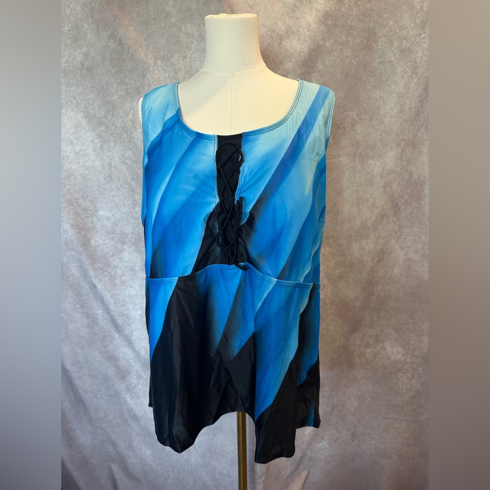 Blue Black Women’s Tankini 4XL Unbranded Cute Braided  Summer Perfect